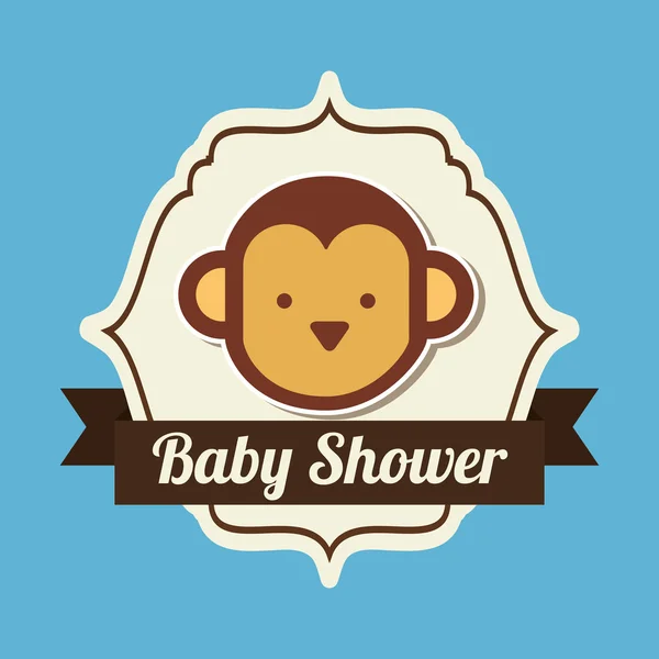 Babydusche — Stockvektor