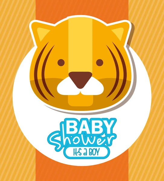 Baby shower — Stock Vector