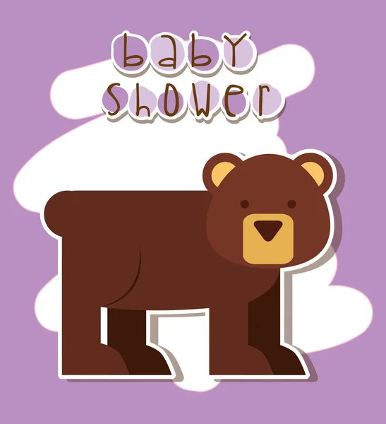 Babydouche — Stockvector