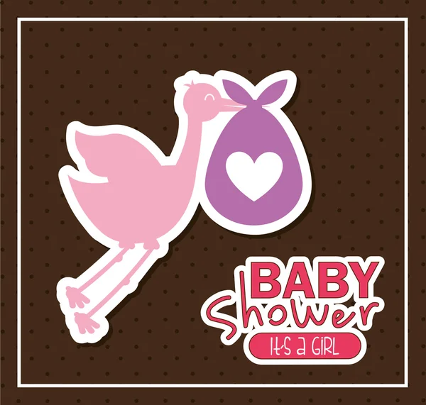 Baby shower — Stock Vector