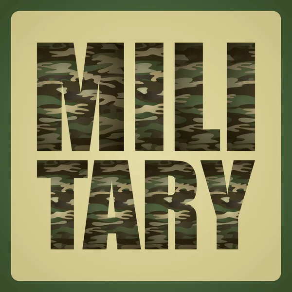 Camuffamento militare — Vettoriale Stock