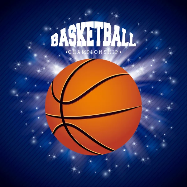 Basketbal sport — Stockvector