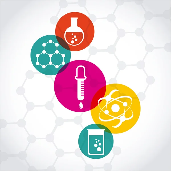 Conceito de química —  Vetores de Stock