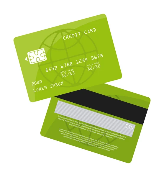 Cartão de crédito —  Vetores de Stock