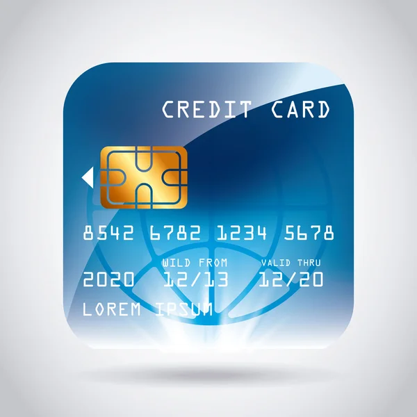 Karta kredytowa — Wektor stockowy