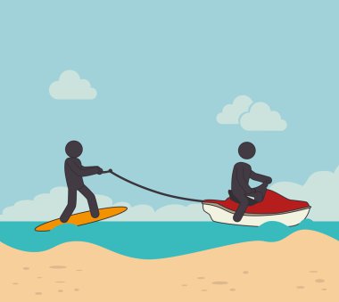 Doğa sporları tasarım.