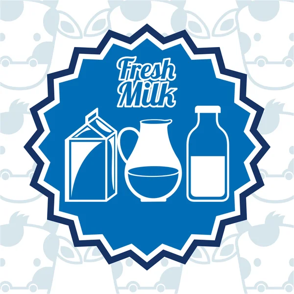 Lait frais — Image vectorielle