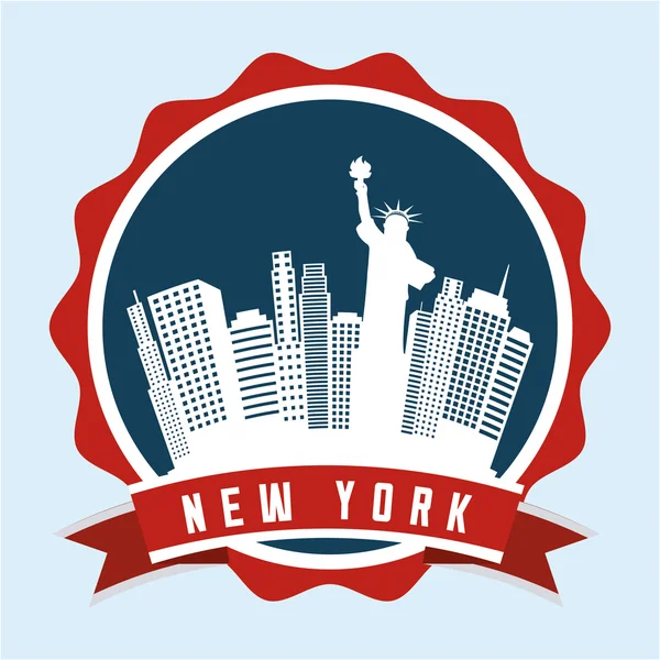 New york — Stock Vector