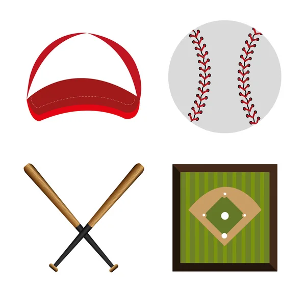 Бейсбол . — стоковый вектор