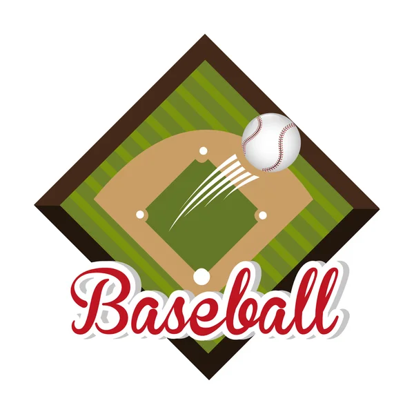 Diseño de béisbol . — Vector de stock