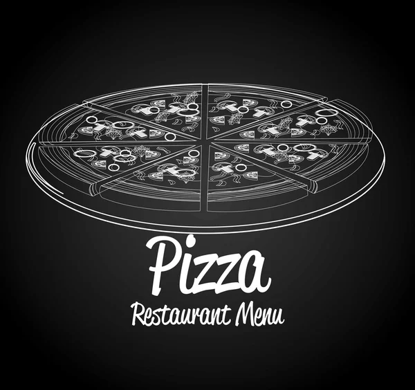Піца дизайн . — стоковий вектор