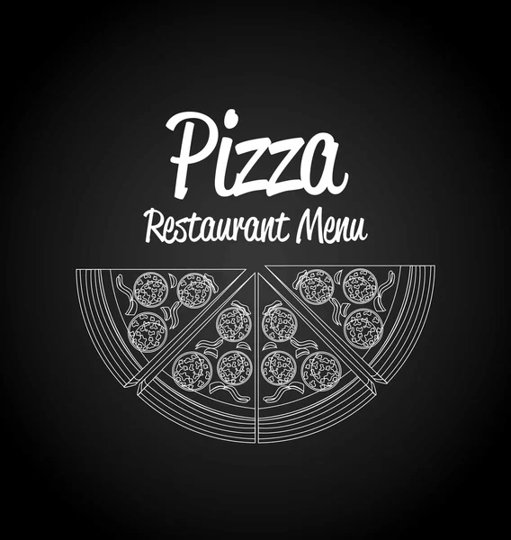 Pizza design. — Stockový vektor