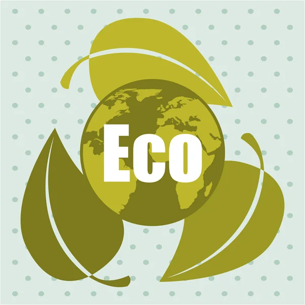 Eco amistoso — Vector de stock