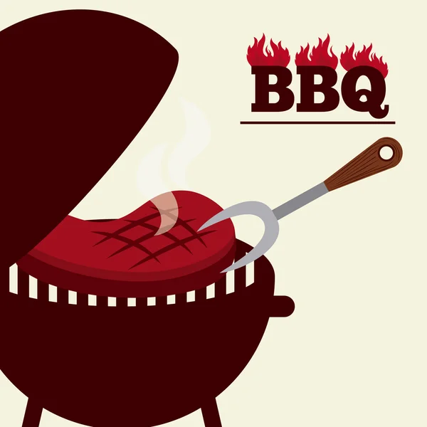 Skvělé barbecue — Stockový vektor