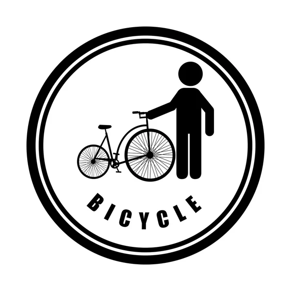 Desporto de bicicleta — Vetor de Stock