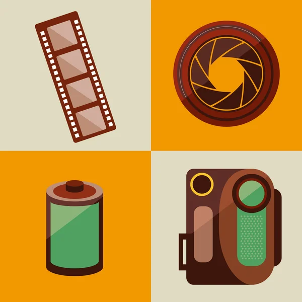 Film concept — Stock Vector