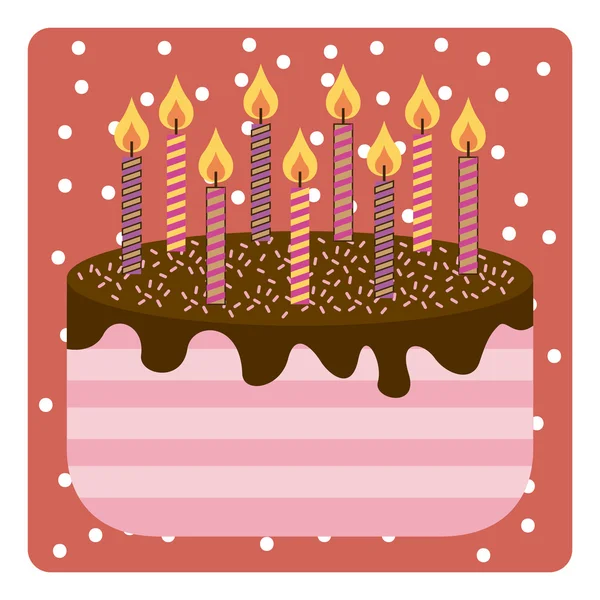 Fête d'anniversaire — Image vectorielle