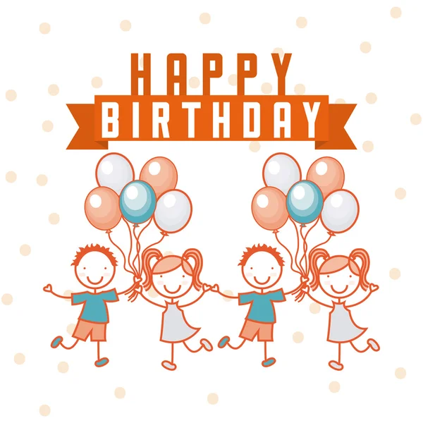 Birthday party — Stock Vector