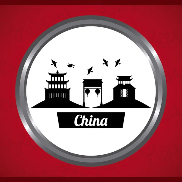 China Concept — Stockvector