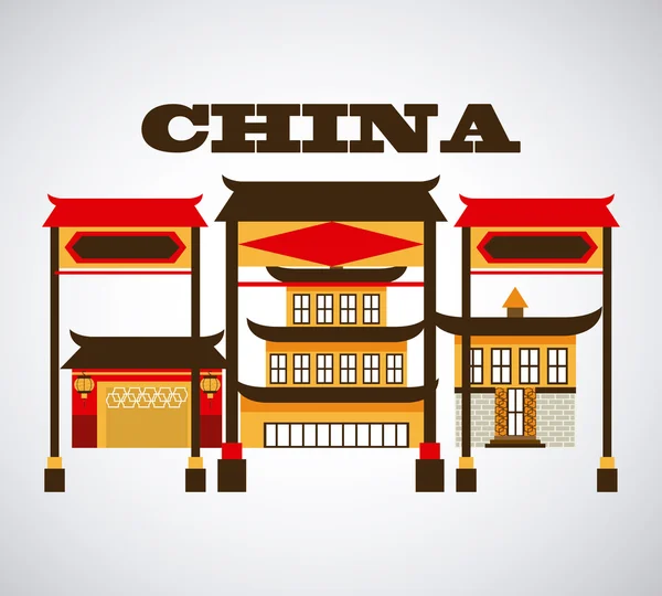 ประเทศจีน คอนเซ็ปต์ — ภาพเวกเตอร์สต็อก