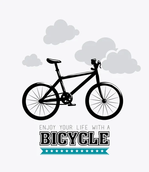 Illustration de design vélo — Image vectorielle