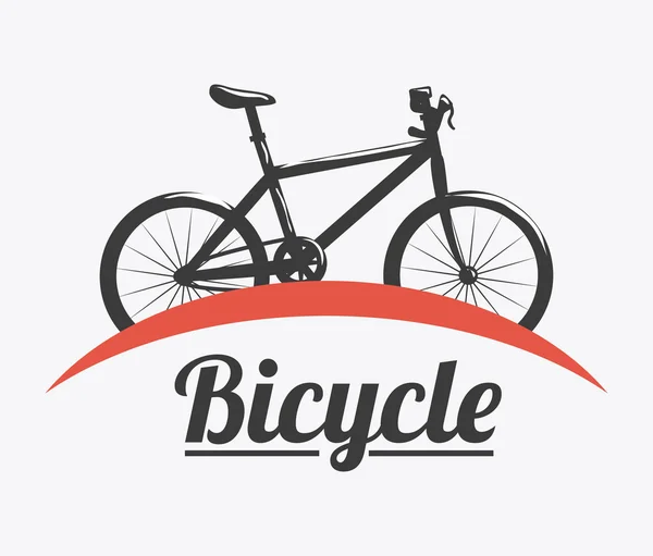 Εικονογράφηση σχεδιασμός ποδήλατο — Διανυσματικό Αρχείο
