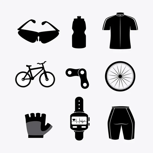 Illustration de design vélo — Image vectorielle