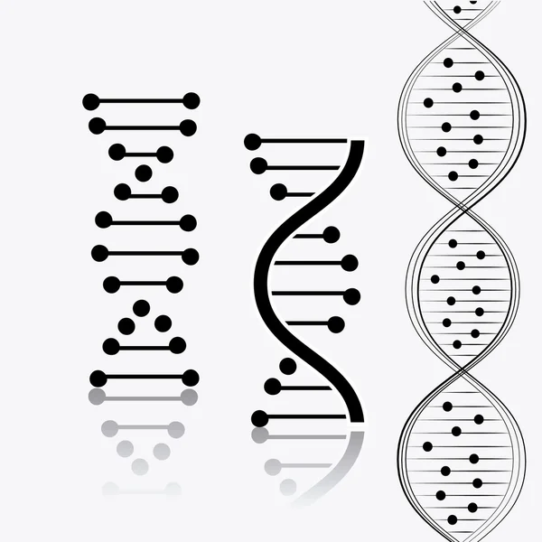 DNA-design illusztráció — Stock Vector