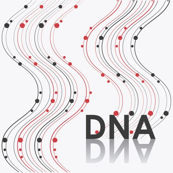 DNA-design illusztráció — Stock Vector