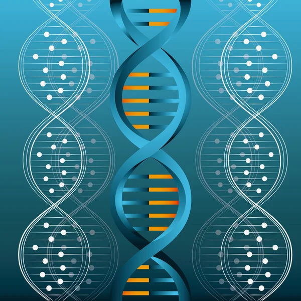 DNA design illustration — Stock vektor