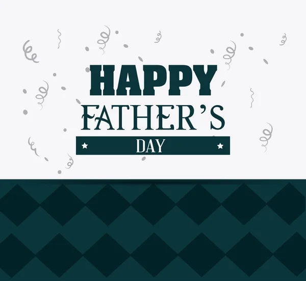 Дизайн открыток с Днем счастливых отцов . — стоковый вектор