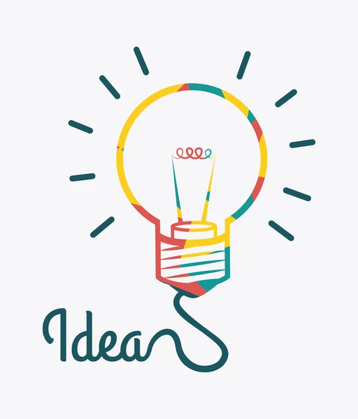 Idea ilustración de diseño — Vector de stock