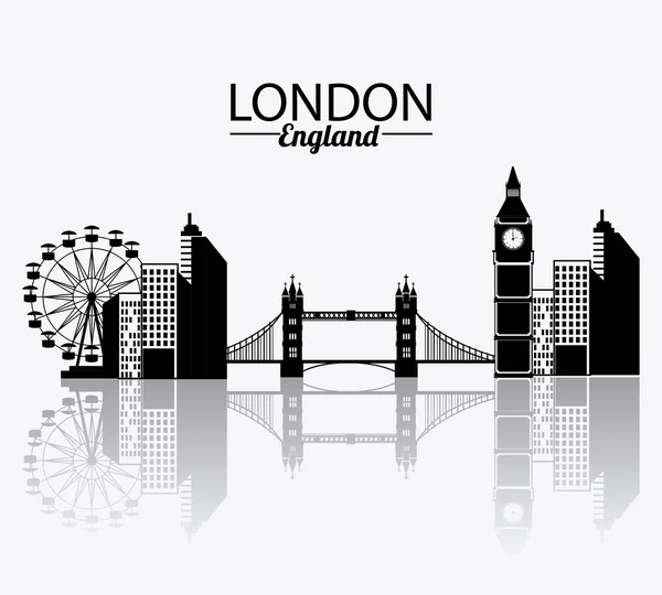 Illustrazione di design Londra — Vettoriale Stock