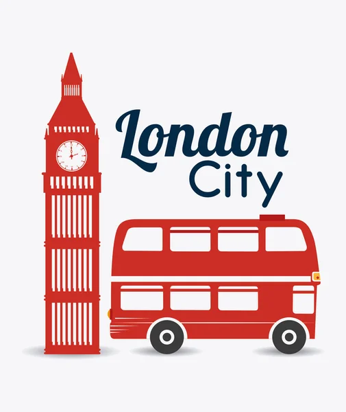 London Design Illustration — Stockvektor