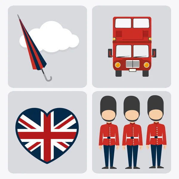 London design illusztráció — Stock Vector