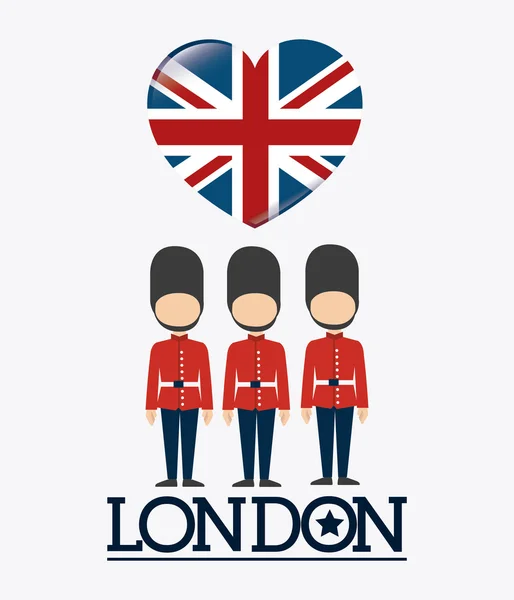 Ilustración de diseño Londres — Vector de stock