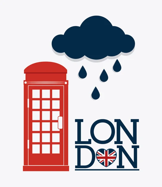 Londen ontwerp illustratie — Stockvector