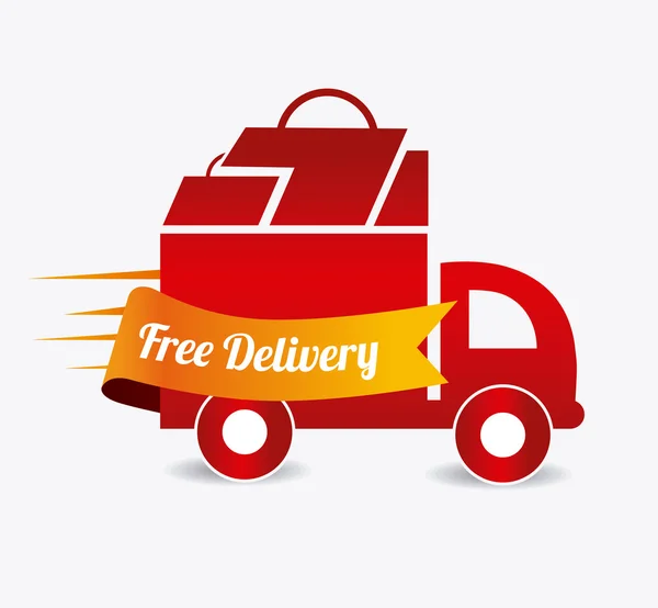 Delivery design illustration — Stock Vector