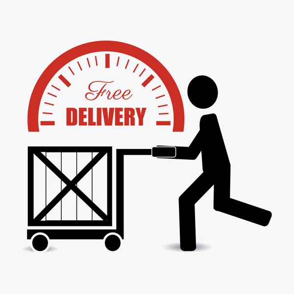 Delivery design illustration — Stock Vector