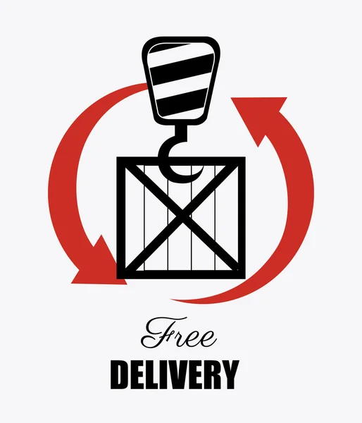 Delivery design illustration — Stock Vector