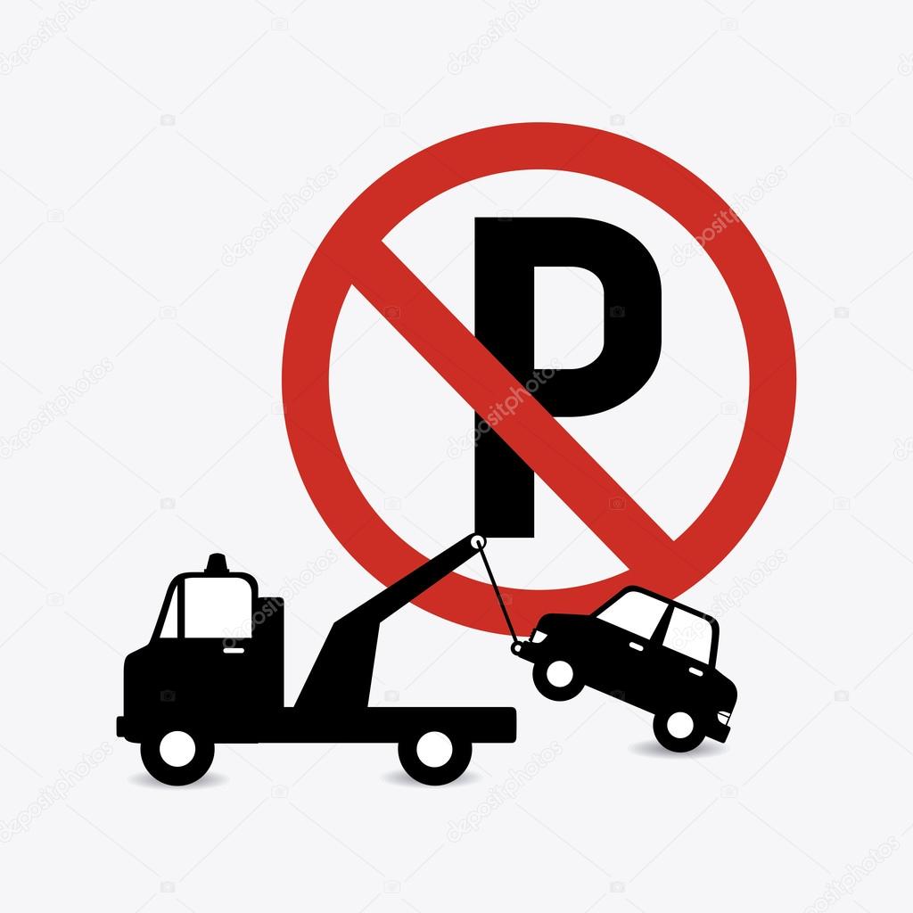Parking design illustration