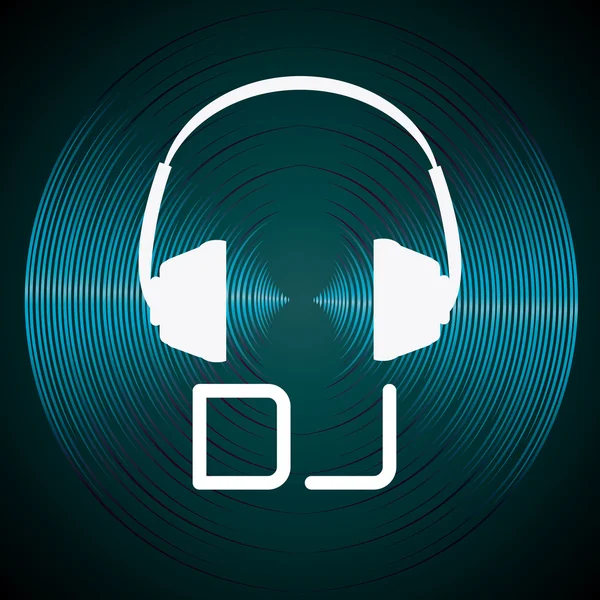 Diseño Dj . — Vector de stock