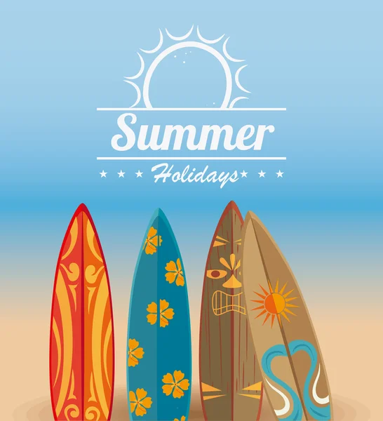 Diseño de verano . — Vector de stock