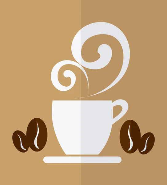 Kávu design. — Stockový vektor