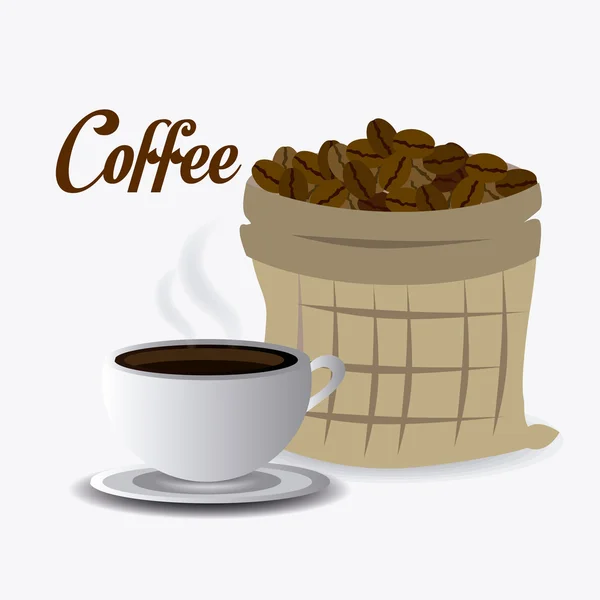 Koffie ontwerp. — Stockvector