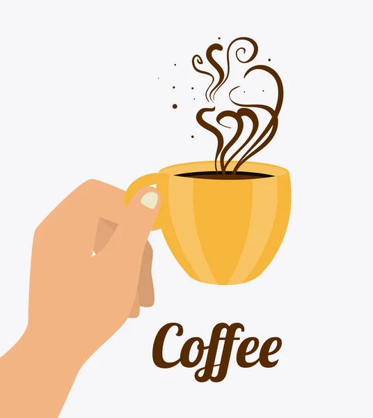 Koffie ontwerp. — Stockvector