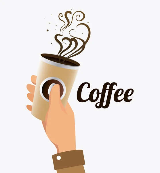 Diseño de café . — Vector de stock