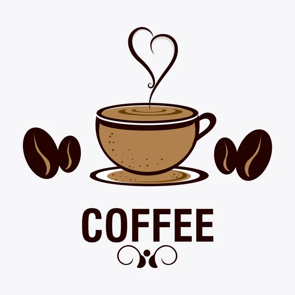 Koffie ontwerp. — Stockvector