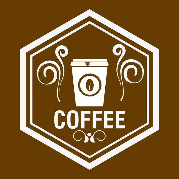 Diseño de café . — Vector de stock
