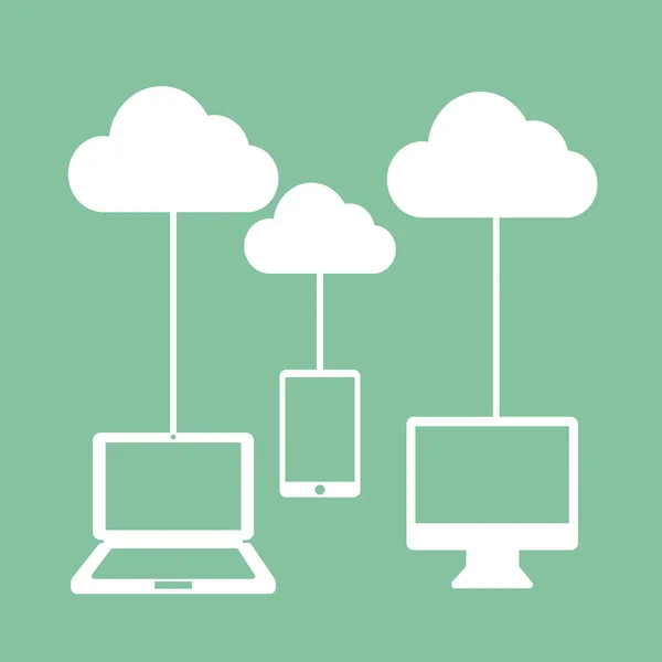 Cloud Computing — Stockvektor